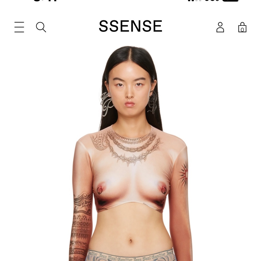 Jean Paul Gaultier Crop top